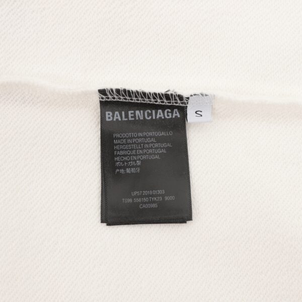 Balenciaga Balenciaga Shoe Printed Round Neck Hoodie - Image 8