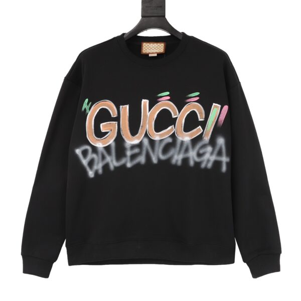 Gucci x BLCG hand drawn printed round neck sweatshirt
