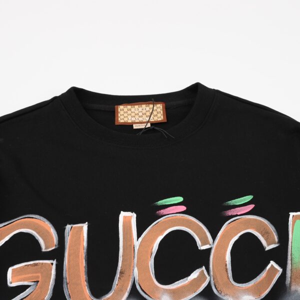 Gucci x BLCG hand drawn printed round neck sweatshirt - Image 7