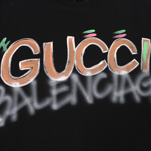 Gucci x BLCG hand drawn printed round neck sweatshirt - Image 8