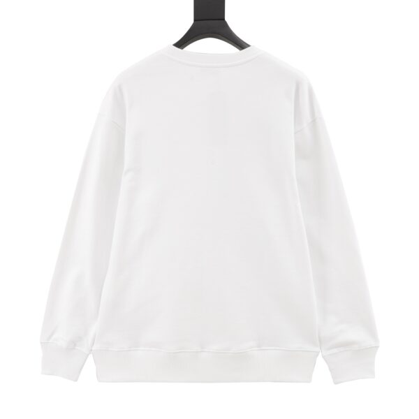 Dior/Dior 24Fw painted splashed ink letter printed round neck hoodie - Image 3