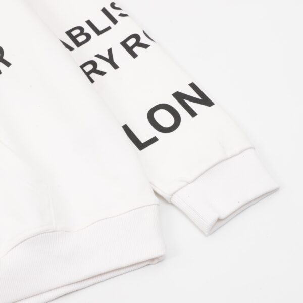 Burberry/Burberry thick adhesive letter printed hooded sweatshirt - Image 5