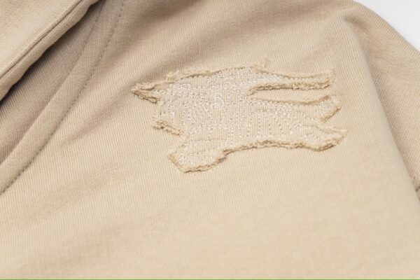 BBR Burberry Warhorse 3D Embroidered Zipper Hoodie - Image 3