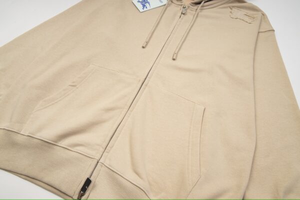 BBR Burberry Warhorse 3D Embroidered Zipper Hoodie - Image 4