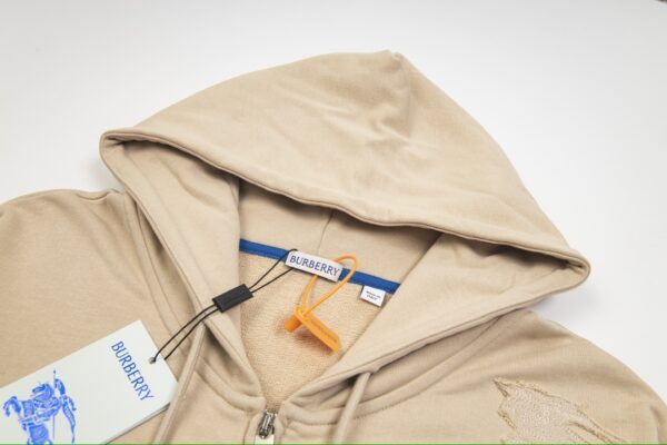 BBR Burberry Warhorse 3D Embroidered Zipper Hoodie - Image 7