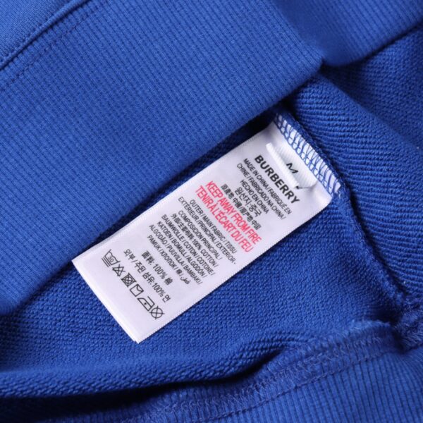 BURBERRY/Burberry BBR BT Embroidered Grid Lined Hoodie - Image 3