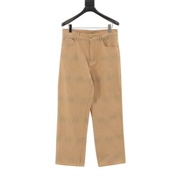 Louis Vuitton 24Fw retro checkerboard jeans size reference - Image 3